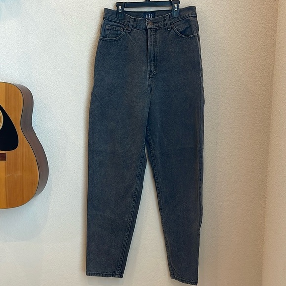 Vintage 90’s/Y2K GAP Reverse Fit High Waist Mom Jeans Size 12L - Picture 1 of 8